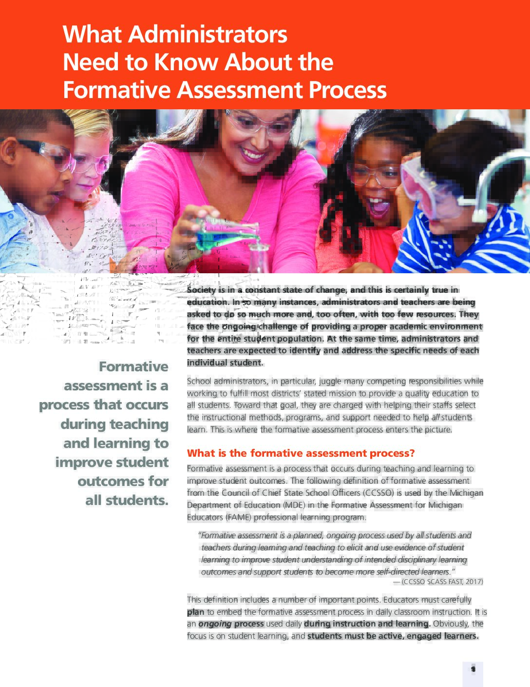 What Administrators Need to Know about the Formative Assessment Process Thumbnail