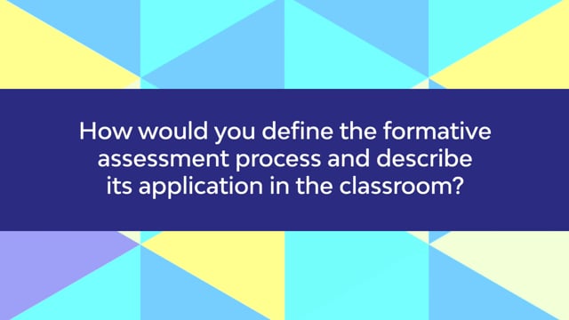 Video thumbnail for Margaret Heritage: Formative Assessment Process definition and classroom application